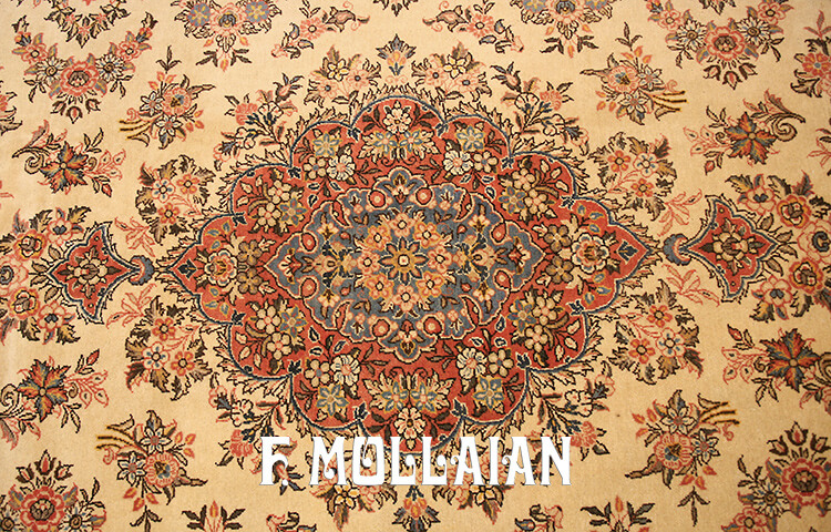 Alfombra Persa Semi-Antigua Qum n°:25595731